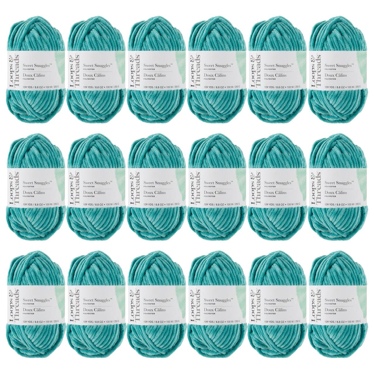 18 Pack: Sweet Snuggles™ Yarn by Loops & Threads®